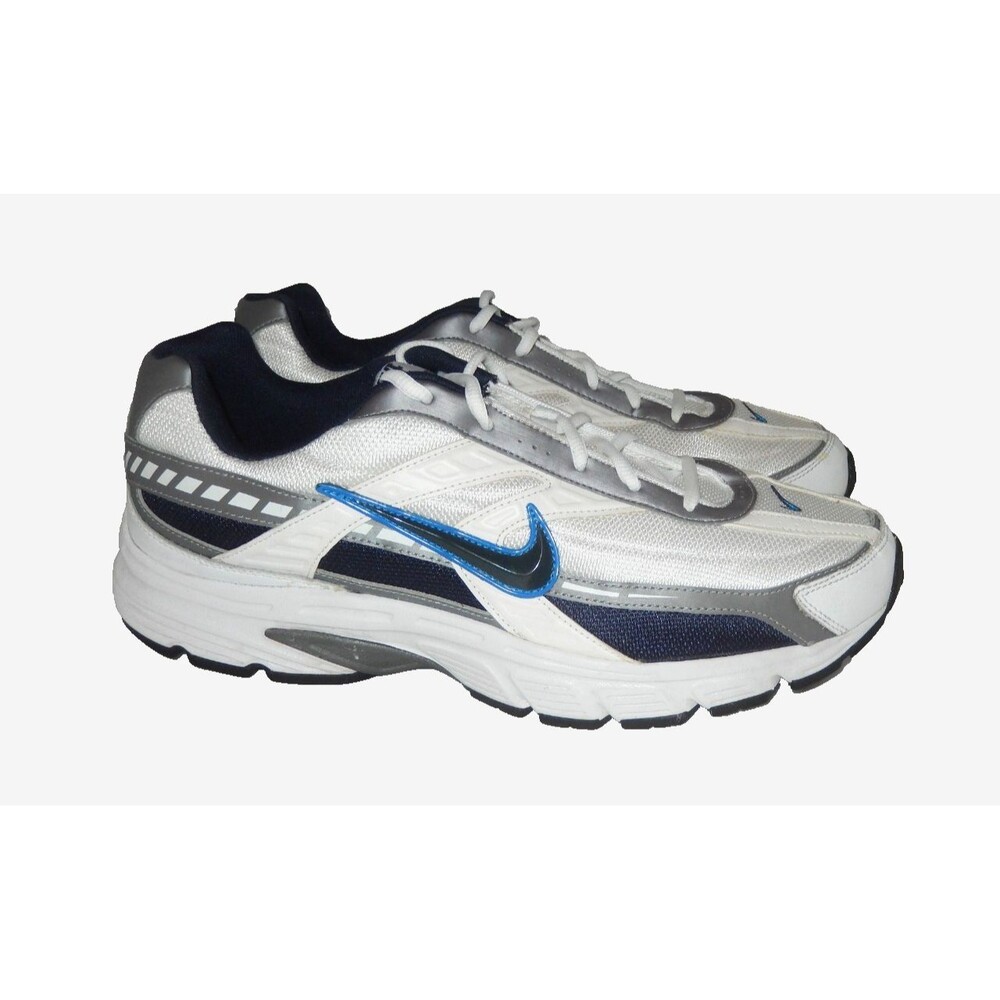 Nike Initiator Running Shoes Sneakers Men's 13 White Obsidian Metallic Gray